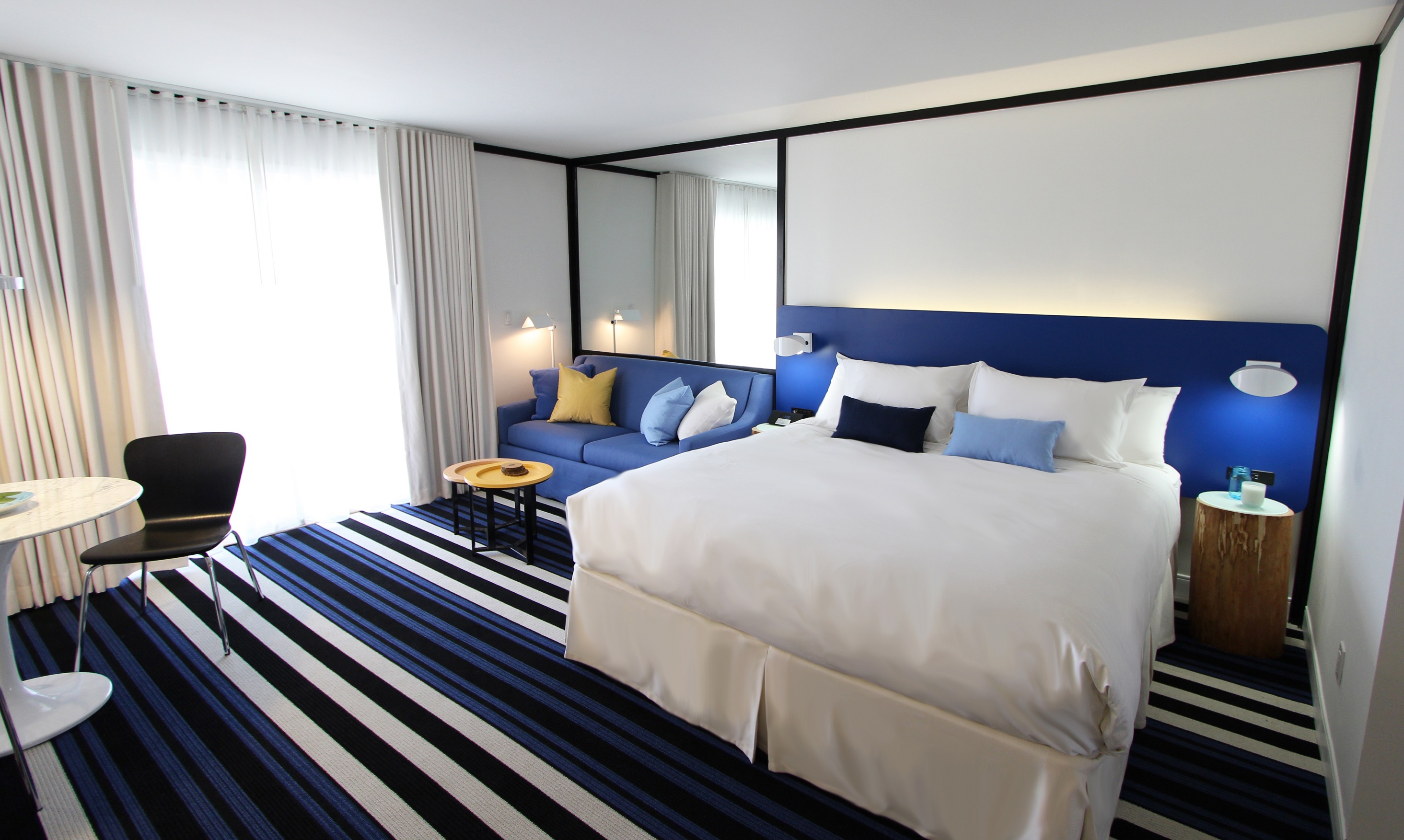 Montauk Blue Hotel Guest Room | Bill Rooney Studio